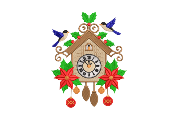 Christmas Cuckoo Clock Embroidery Design Review