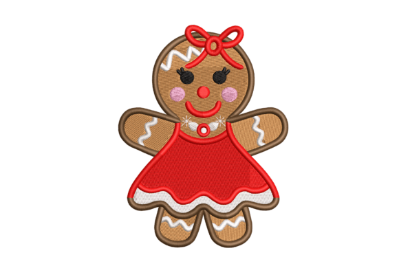 Cute Gingerbread Girl Embroidery Design Review