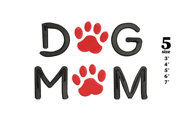 Dog Mom Embroidery Design Review