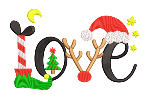 Festive Love Text Embroidery Review
