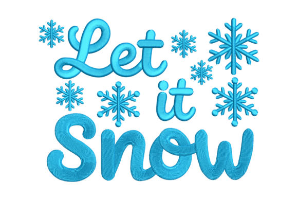 Let It Snow Embroidery Review for Winter Apparel